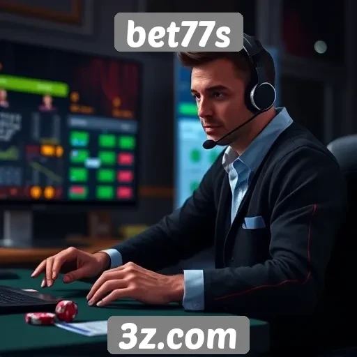 Suporte ao cliente no site bet77s